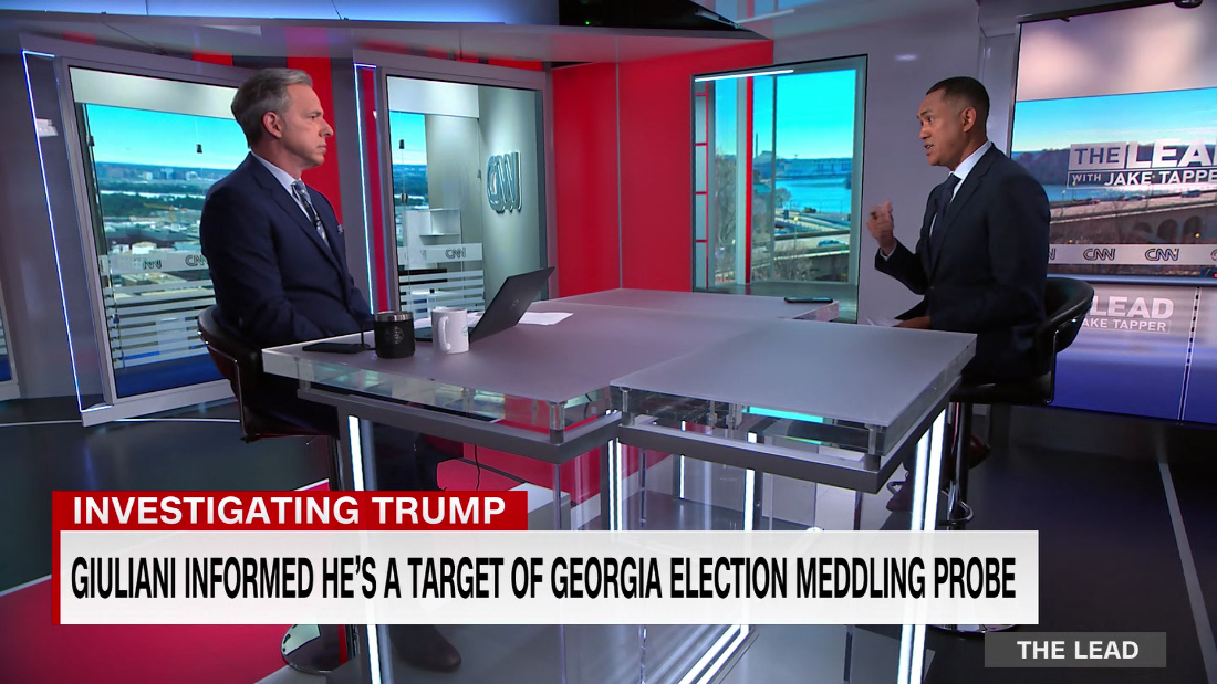 Giuliani informed he’s a target of Georgia election meddling probe – CNN Video