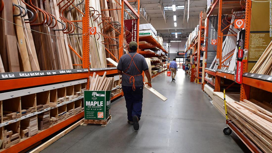 Record high sales by Home Depot show that the US housing market is still strong