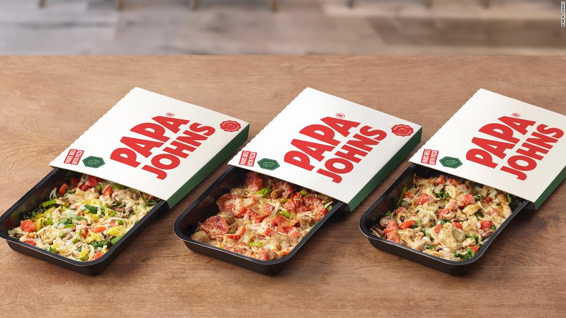Read more about the article See Papa Johns new pizza bowls: Just toppings no crust – CNN