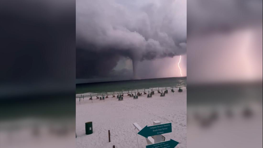 Massive tornadic waterspout filmed off coast of Florida – CNN Video
