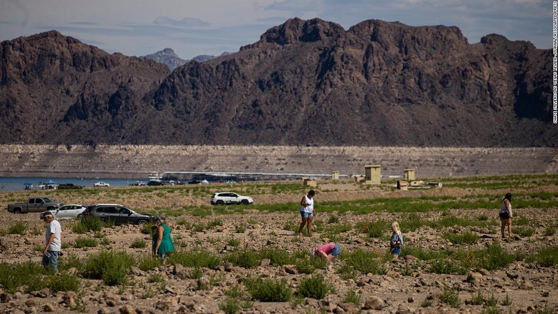 Human remains are found at Lake Mead's Swim Beach for the third time amid dramatically dropping water levels