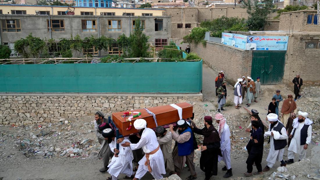 Kabul mosque explosion kills 21, injures dozens, police say