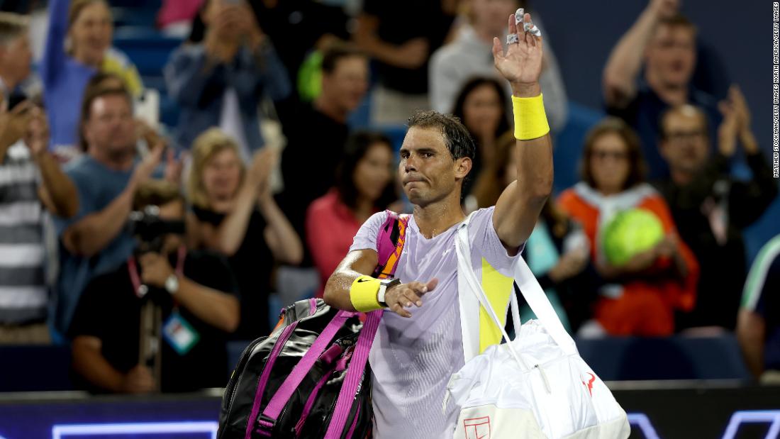 Rafael Nadal loses against Borna Ćorić in Cincinnati on return from injury