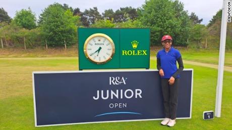مثّل إيسيان نيجيريا في بطولة R&A Junior Open في Monifieth ، اسكتلندا.