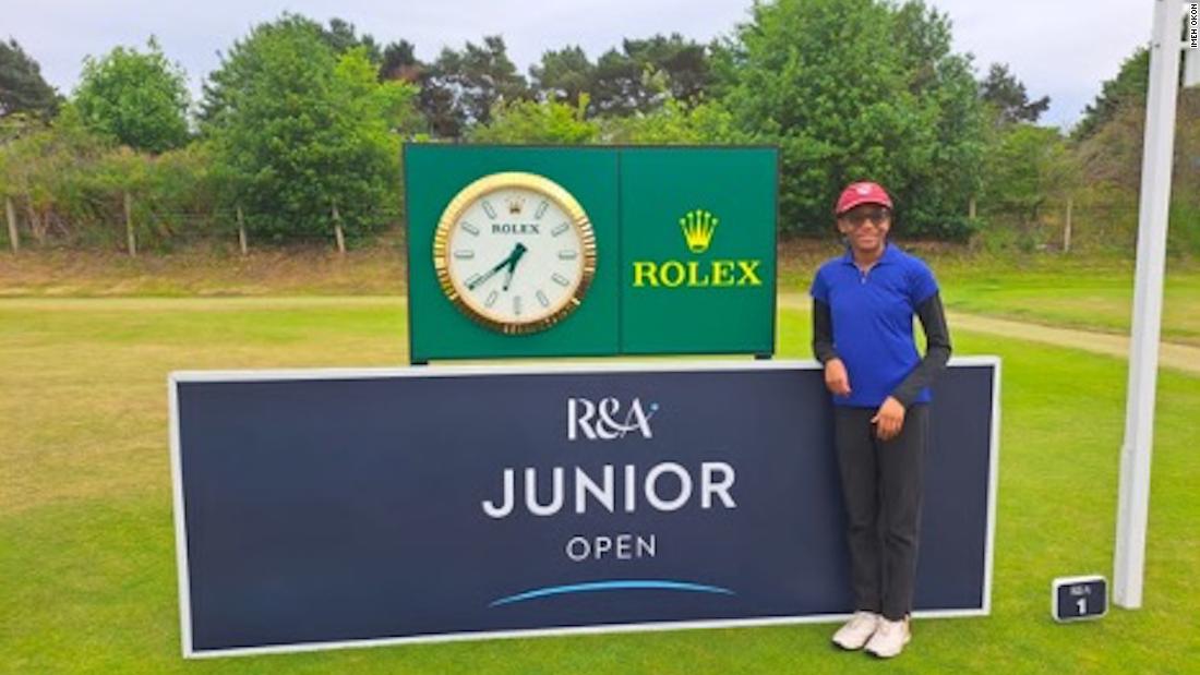 Essien represented Nigeria at the R&amp;A Junior Open in Monifieth, Scotland.