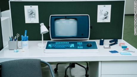 Lumon makes its own, retro computers in the &quot;Severance&quot; universe, Hindle said.