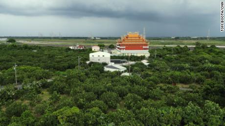 Li Meng-han&#39;s pomelo orchard in Madou, Taiwan. 