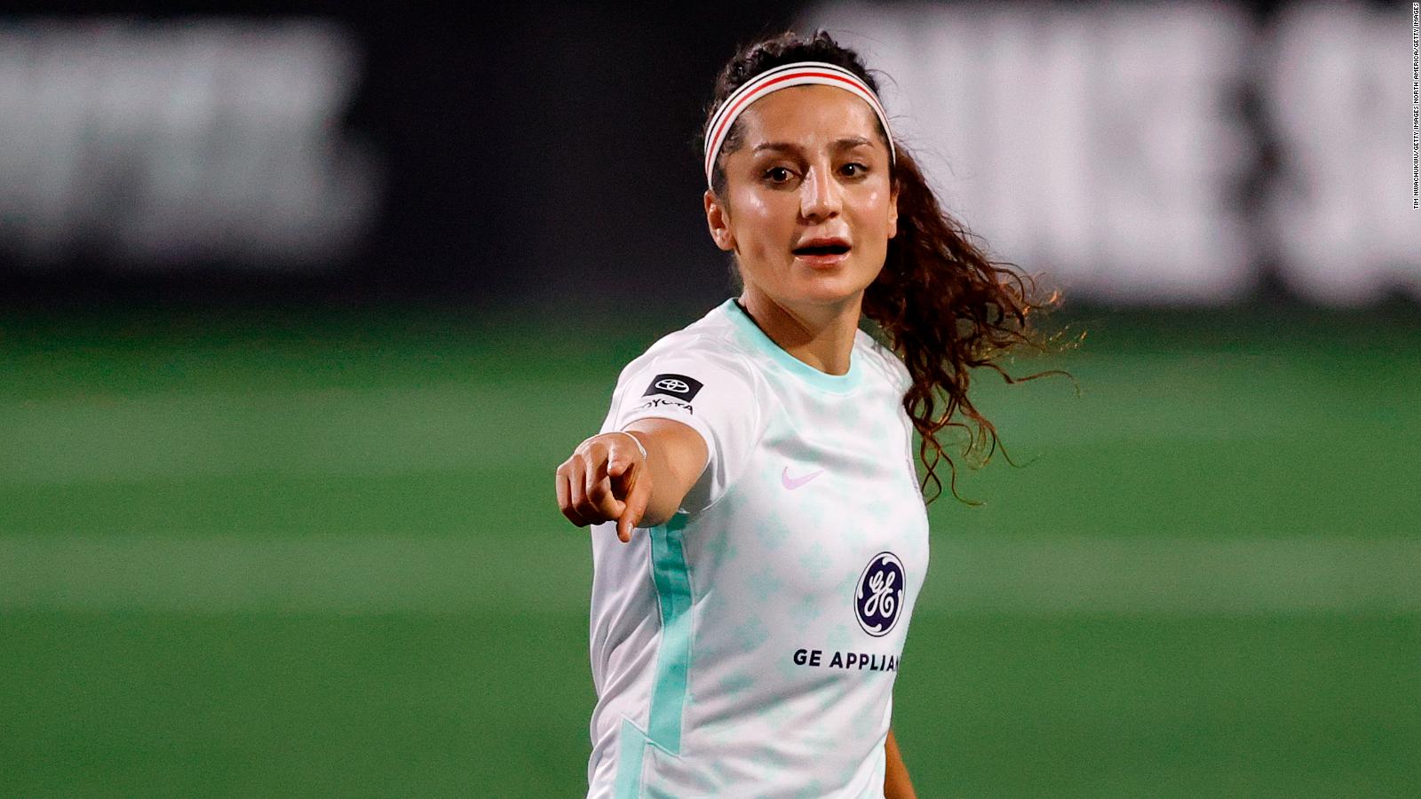 Nadia Nadim on women's football in Afghanistan one year on from Taliban