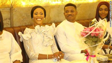 Jerry Eze picture with Eno's wife.