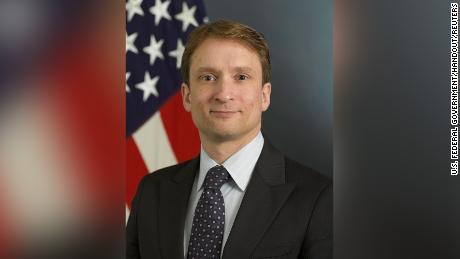 Peiter Zatko, widely known by his hacker handle Mudge, is seen in this undated U.S. federal government photo. Years before joining Twitter, he worked for DARPA, the Pentagon&#39;s R&amp;D arm.