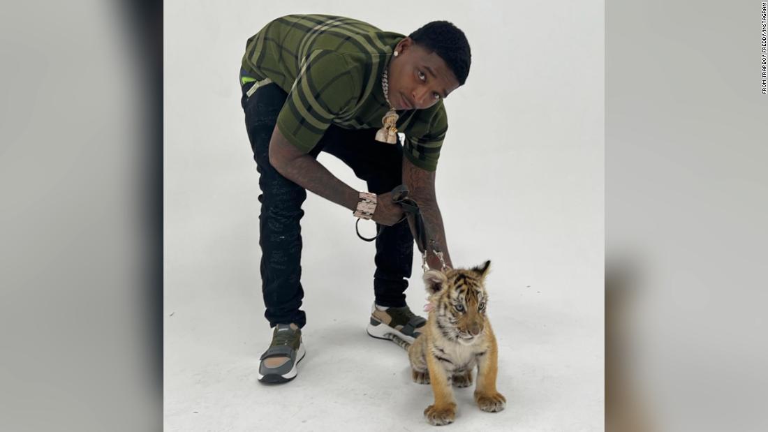 Tiger cub seized during warrant arrest of Dallas rapper Trapboy Freddy, police say