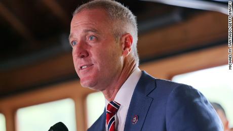 US Rep. Sean Patrick Maloney, speaks at a news conference in Cold Spring, New York, on August 17, 2022. 