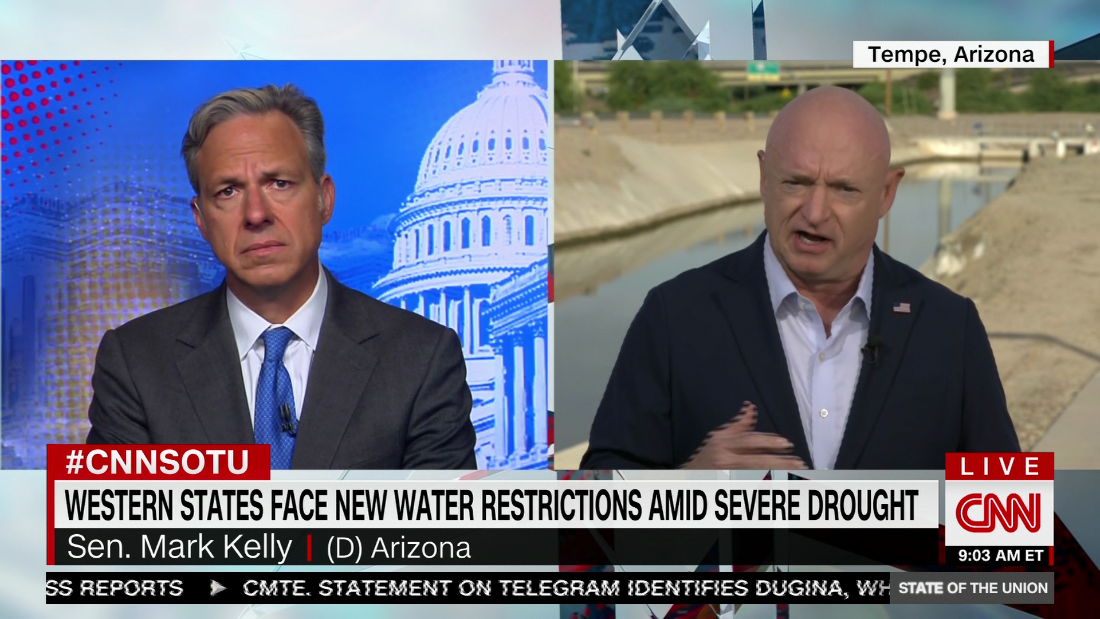 'We have to solve this problem': AZ Sen. Kelly on historic Western drought – CNN Video