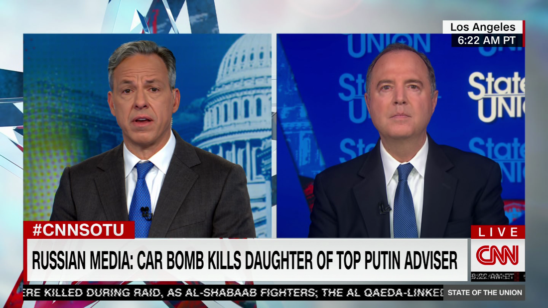 Schiff: I hope Ukraine isn’t responsible for car bomb attack on Putin adviser’s daughter – CNN Video