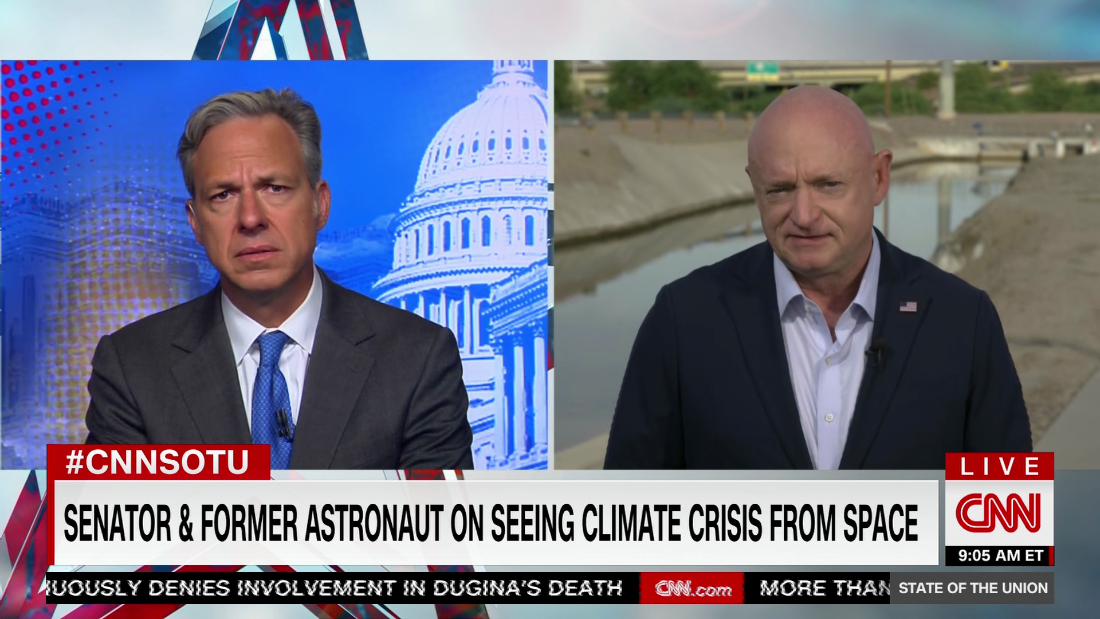 Former astronaut Sen. Mark Kelly on seeing the impact of climate change from space – CNN Video
