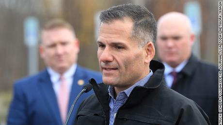 Dutchess County Executive Marc Molinaro, seen here in 2021, is running in Tuesday&#39;s special election for the 19th District. 
