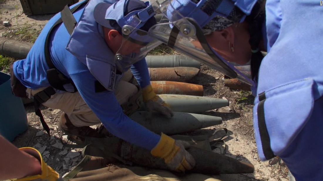 Video: Meet a team who hunts for unexploded bombs and munitions in Ukraine – CNN Video