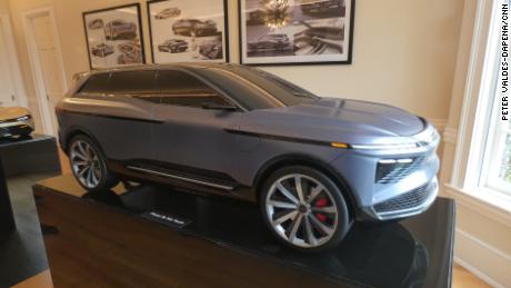 Designers working on vehicles for the new DeLorean imagined what past DeLoreans, like a 2013 SUV concept, might have looked like. They even created models, like this one.