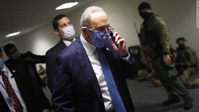 Court filings detail dramatic near encounter between Schumer and Proud Boys member on January 6