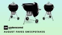 Enter to win a Weber Original Kettle Premium Charcoal Grill in the August Underscored Faves Sweepstakes