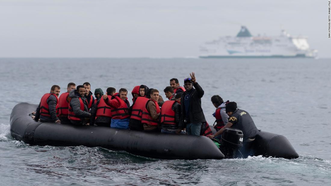 Britain sees a record number of migrant crossings in the English Channel, according to report