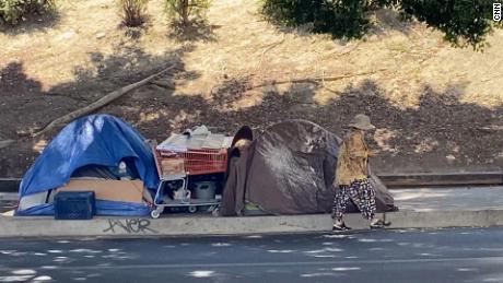 Homelessness has been rising in LA in recent years, accoridng to the homeless services agency.