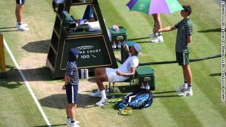 Kyrgios had asked the chair umpire to expel the fan from the stadium. 