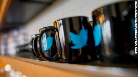 The Twitter Inc. logo is seen on coffee mugs inside the company&#39;s headquarters in San Francisco, California, U.S., on Friday, Sept. 19, 2014.