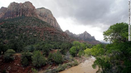 The body of a missing hiker has been recovered in Zion National Park after flash flooding