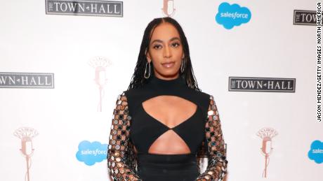 Solange Knowles attends the inaugural Lena Horne Prize Gala at City Hall on February 28, 2020 in New York City. 