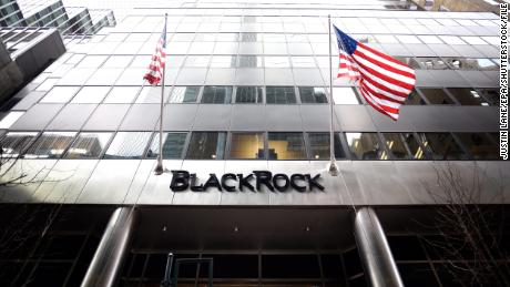 A View of the New York Offices of the Financial Firm Blackrock in New York, New York on 12 January 2016.