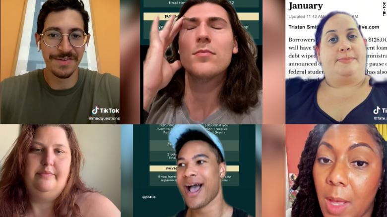 Biden forgave $10K in student debt. People flooded TikTok with their reactions