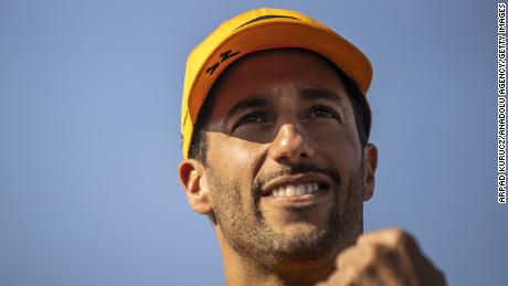 Daniel Ricciardo waves to the crowd during previews ahead of the F1 Hungarian Grand Prix on July 28, 2022 in Budapest, Hungary. 