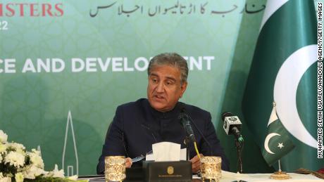 Pakistan&#39;s Foreign Minister Shah Mahmood Qureshi.
