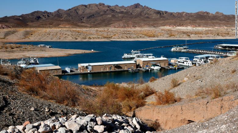 Human remains found in receding Lake Mead identified as man who reportedly drowned two decades ago, officials say