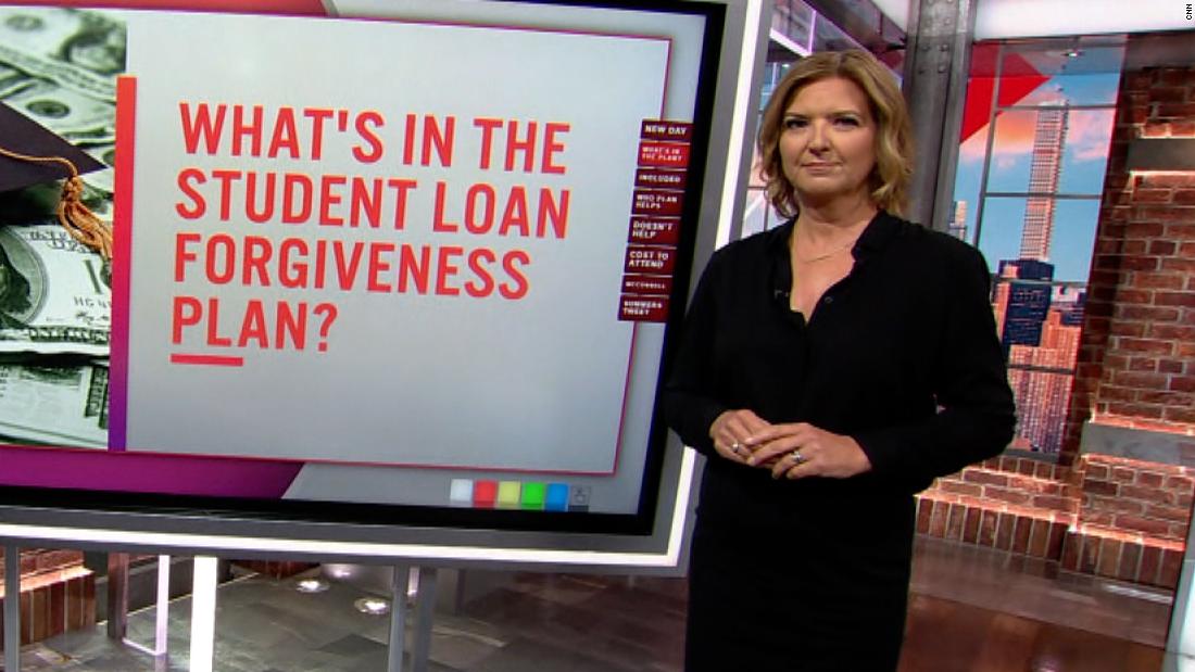 Biden’s student loan forgiveness plan: Who it helps, who it doesn’t – CNN Video