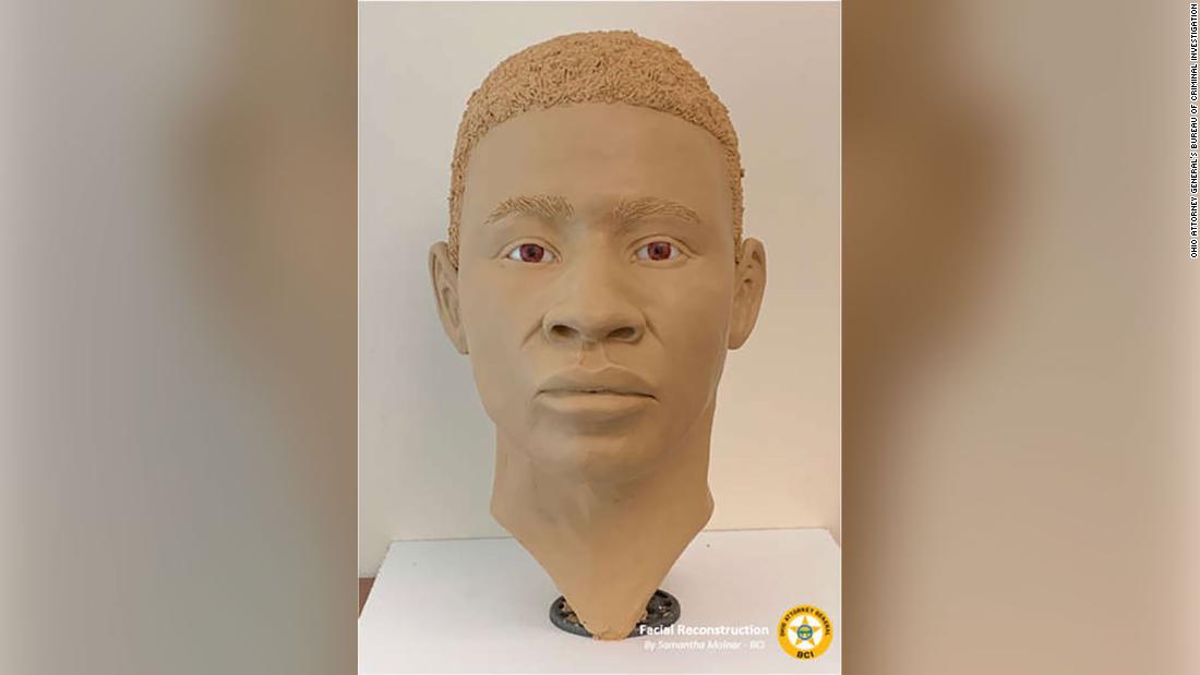 Do you recognize this man? Ohio officials hope clay facial reconstruction will help solve cold case