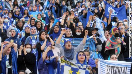 Iranian women allowed to attend national soccer match for first time in over 40 years