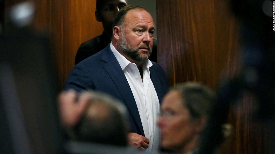 Sandy Hook families ask judge to order Alex Jones to relinquish control of his company alleging he transferred millions to himself and family – CNN