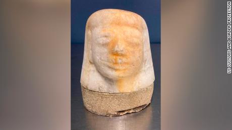 A 3,000-year-old Egyptian artifact was seized by customs officials in Tennessee