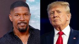 220826201517 jamie foxx donald trump side by side hp video Actor Jamie Foxx's impression of Trump is spot on