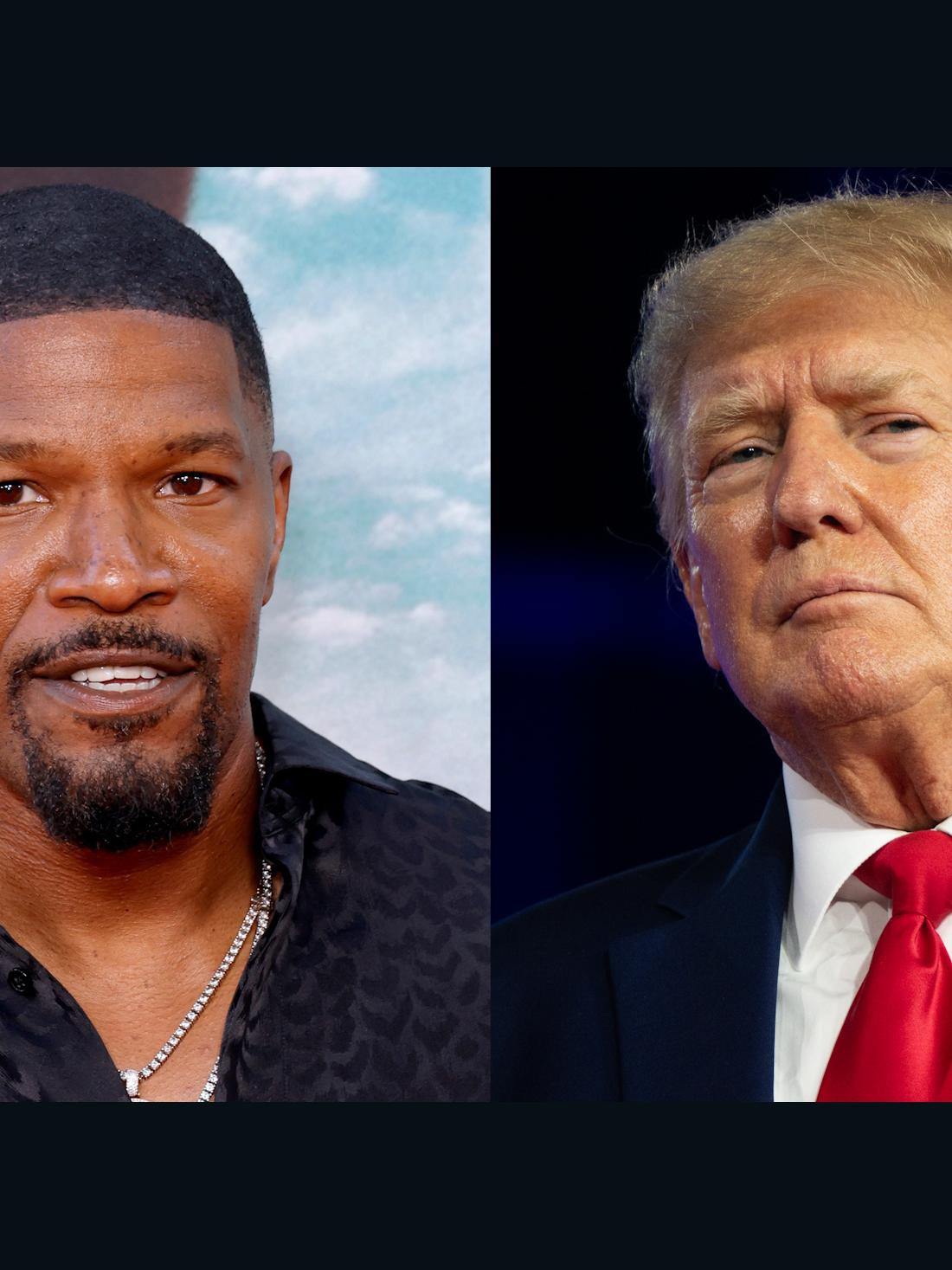 Actor Jamie Foxx's impression of Trump is spot on