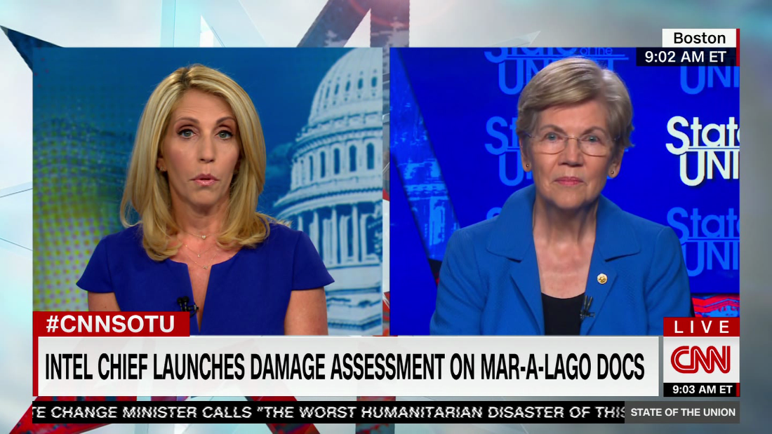Warren: ‘Deeply alarmed’ by Mar-a-Lago affidavit revelations – CNN Video