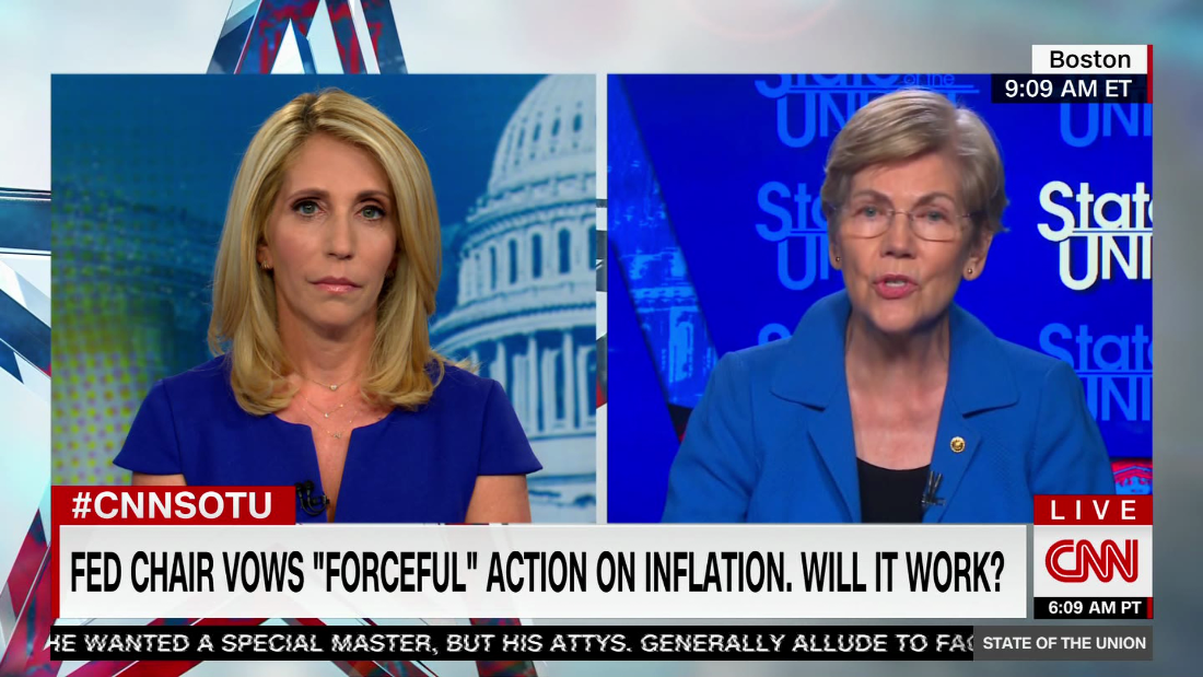 Warren on Powell: ‘Very worried’ the Fed will tip economy into recession – CNN Video