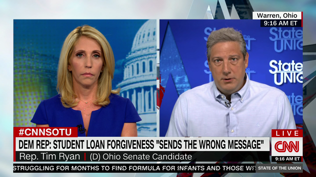 Why this Ohio Democrat opposes Biden’s student loan forgiveness – CNN Video