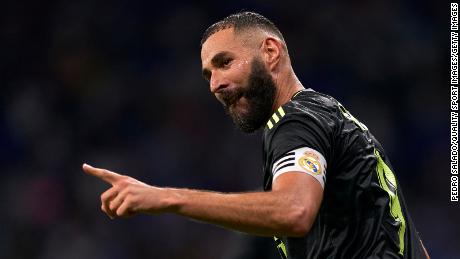 Karim Benzema scores late brace to hand Real Madrid thrilling win as Espanyol forced to play defender in goal