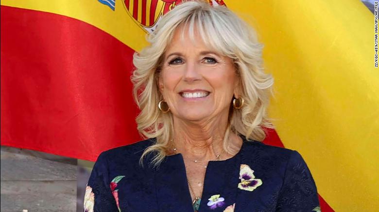 Jill Biden tests negative for Covid-19 and will return to Washington on Tuesday