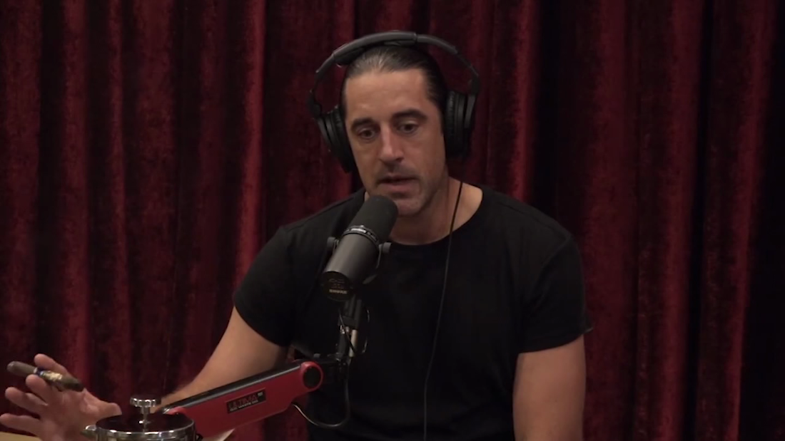 Aaron Rodgers tells Joe Rogan why he didn't get vaccinated for Covid