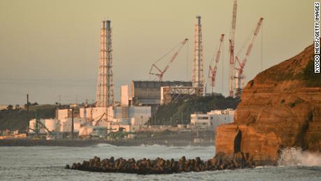 La centrale nucléaire désaffectée de Fukushima Daiichi à Futaba le 29 août 2022.