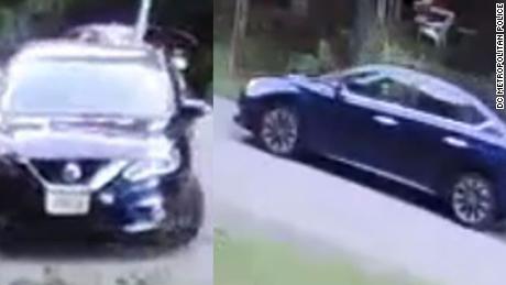 Photo of car suspects allegedly used to flee shooting scene.